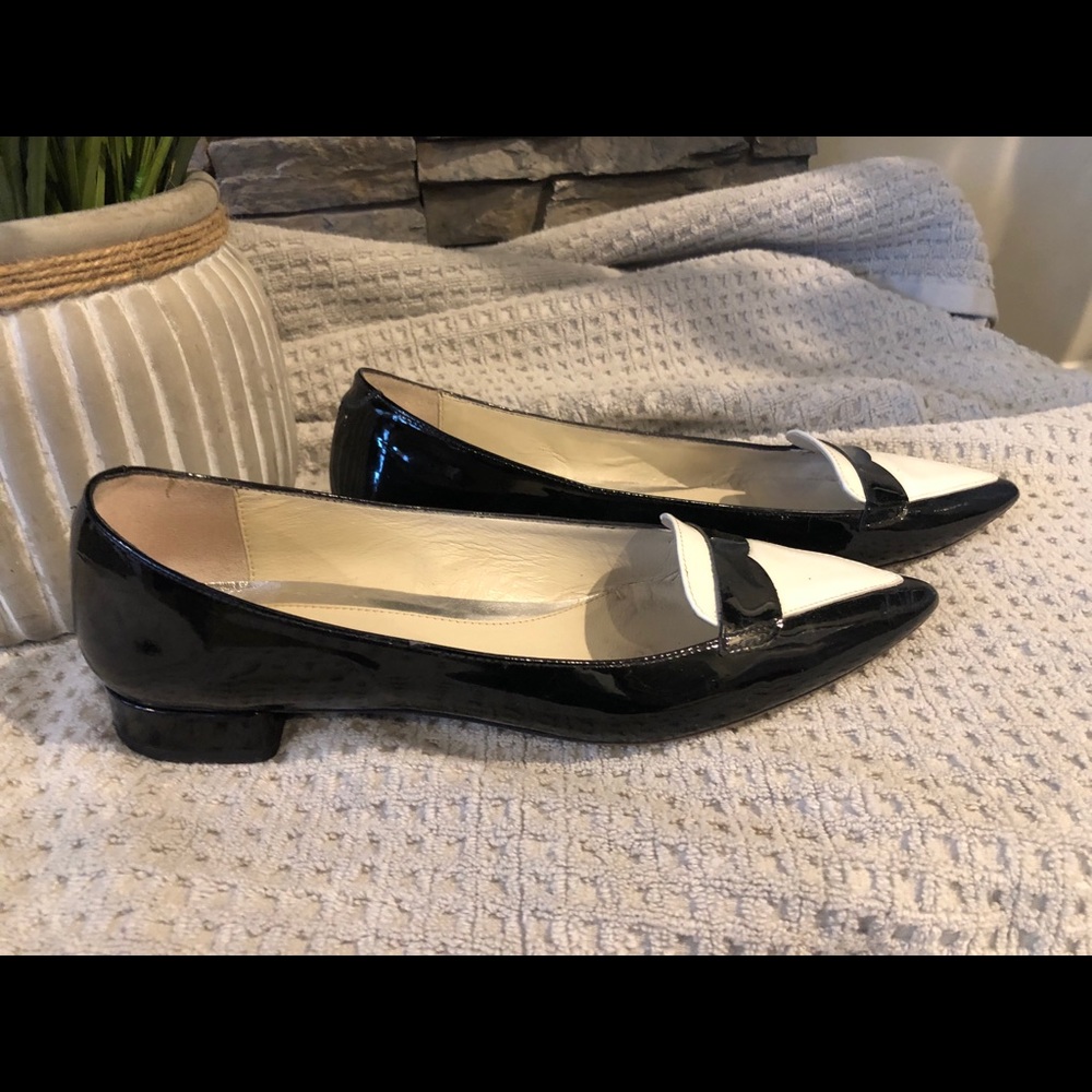 Perlato patent leather shoes